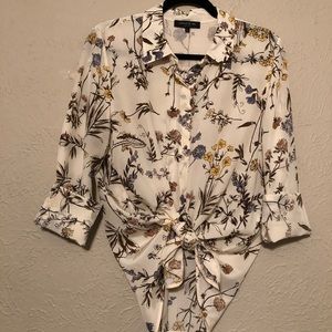 100% Silk Button Down